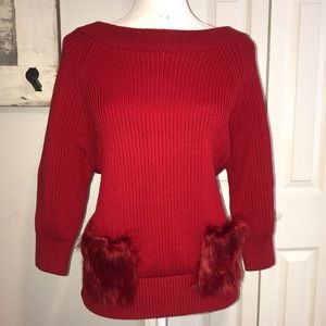 Prada 3/4 length sleeve sweater